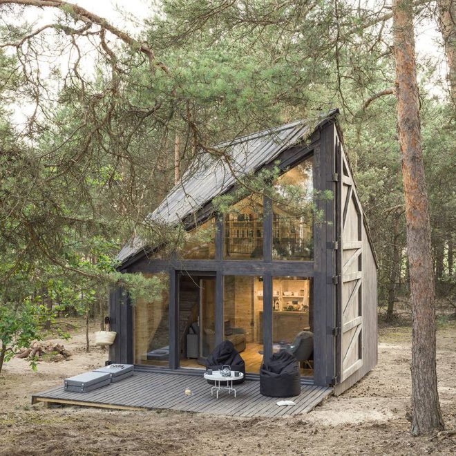 Bookworm Cabin znajduje się 45 minut drogi od Warszawy.