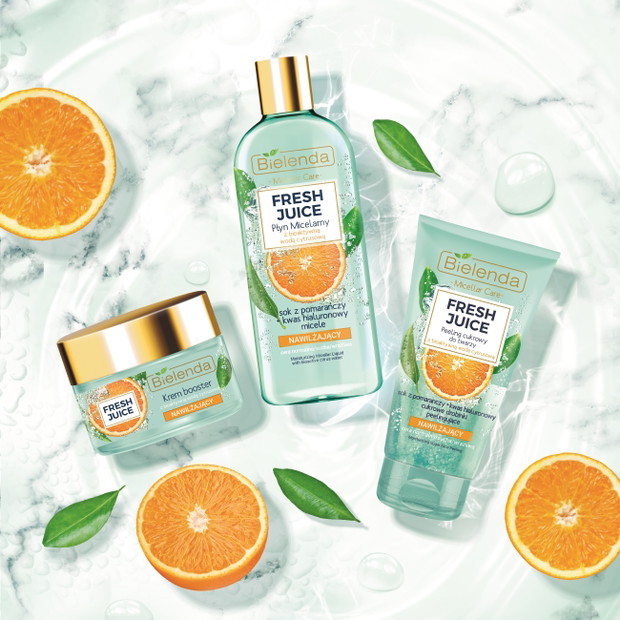 Stylizacje laureatek konkursu #AmbasadorkaBielenda2019 inspirowane były soczystymi kolorami owoców z linii Bielenda Fresh Juice.