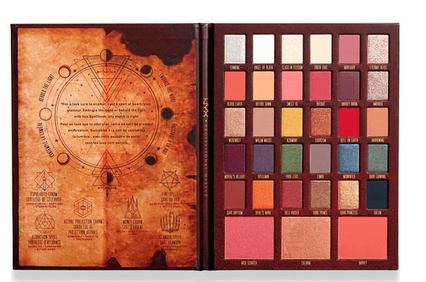 Paleta Sabrina x NYX Professional - Księga Zaklęć, 159 zł