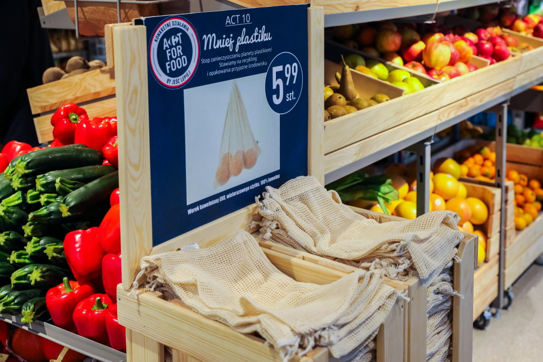 Carrefour wprowadza bawełniane woreczki na warzywa i owoce!