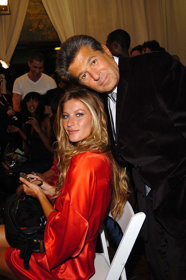 Ed Razek z Gisele Bündchen.
