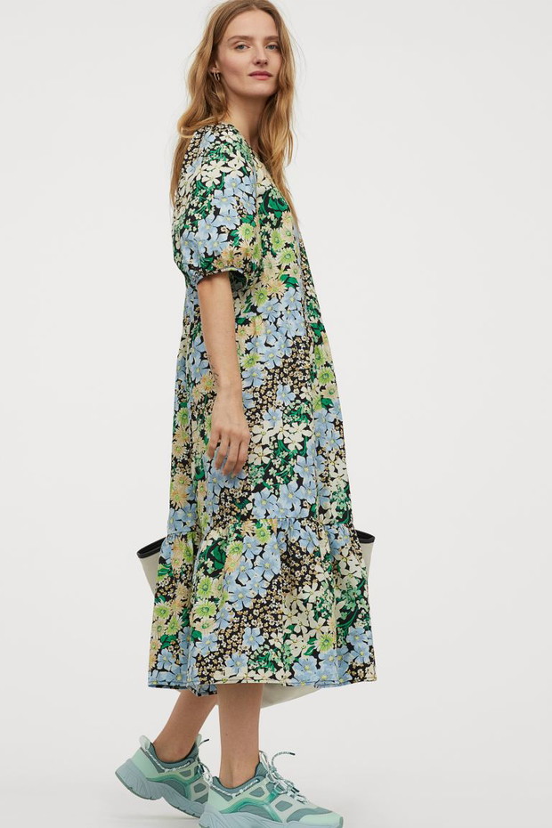 Sukienka w kwiaty H&M, 129,99 zł