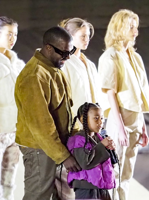 North West na pokazie Kanye'go Westa