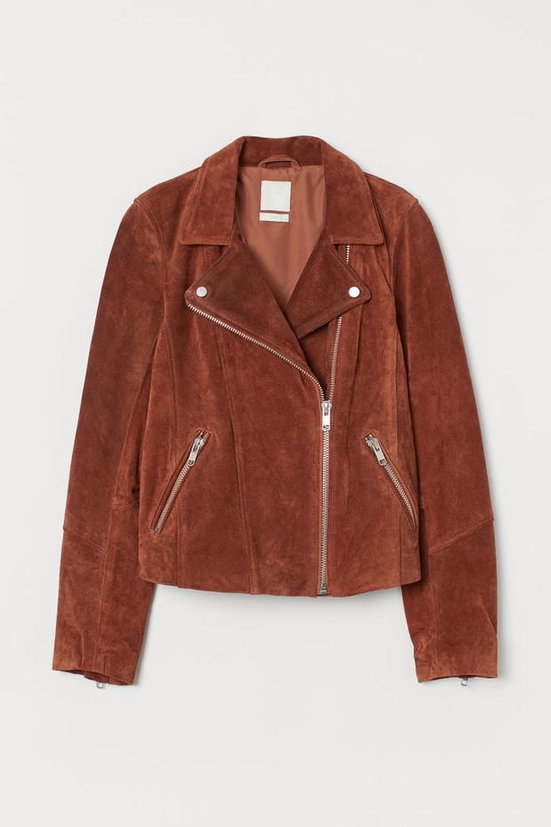 Kurtka zamszowa, H&M, 199 zł (zamiast 399 zł)