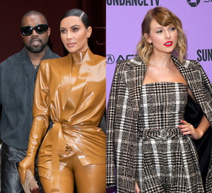 Kim Kardashian i Kanye West oszustami? Do sieci trafiło nagranie z rozmowy rapera z Taylor Swift