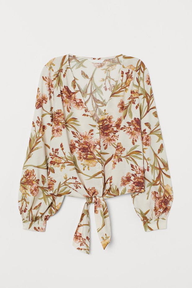 Wiązana bluzka H&M, 39,90 z 79,90 zł