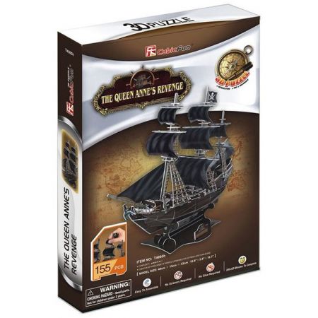 Puzzle 3D. Queen Aanne`s Revenge / Tania Książka, 48,33 zł