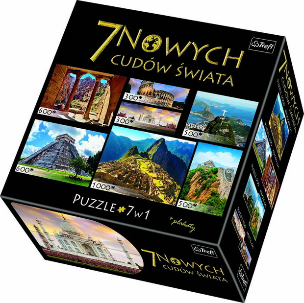 Puzzle 7 Nowych Cudów Świata, 7w1 / Empik, 77,95 zł