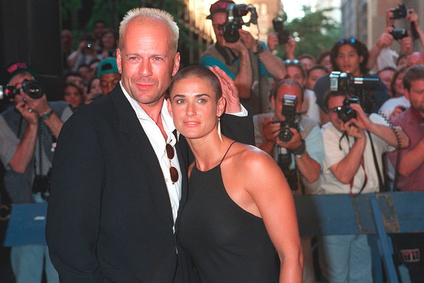 Bruce Willis i Demi Moore z czasów, kiedy byli razem.