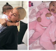True Thompson, Stormi Webster, Dream Kardashian, Chicago i Saint West na jednym zdjęciu