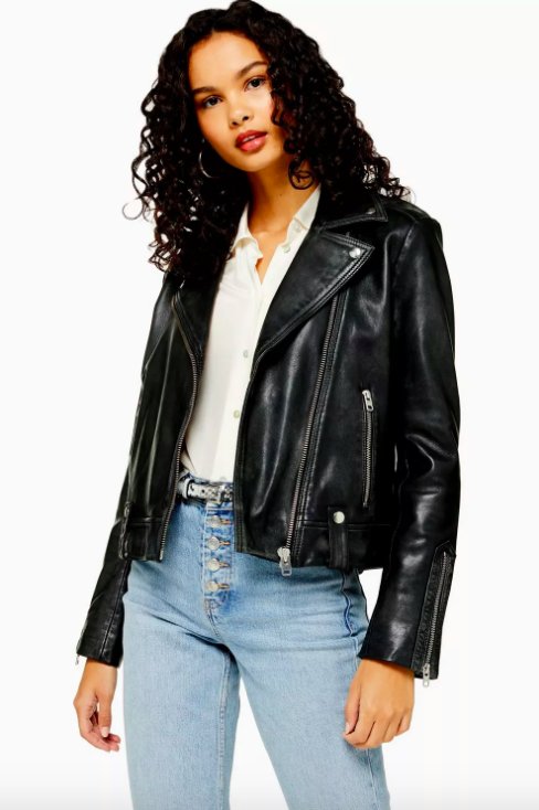 Kurtka ze skóry Topshop, ok. 700 zł