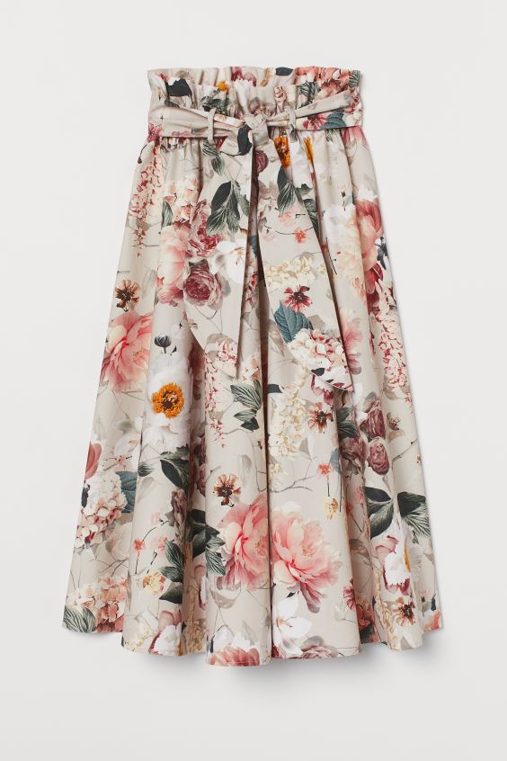 Spódnica w kwiaty, H&M, 149,99 zł