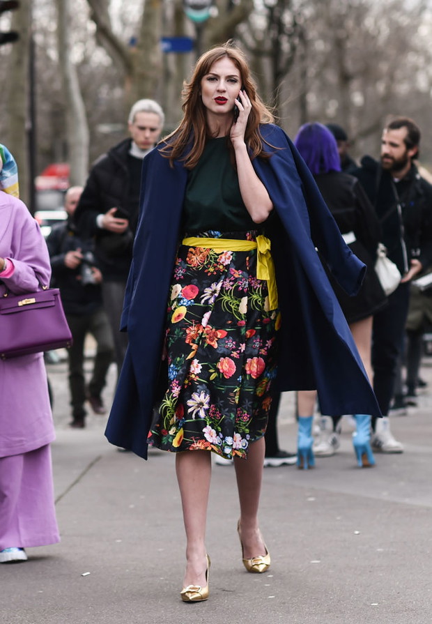 Spódnice w kwiaty / Street style