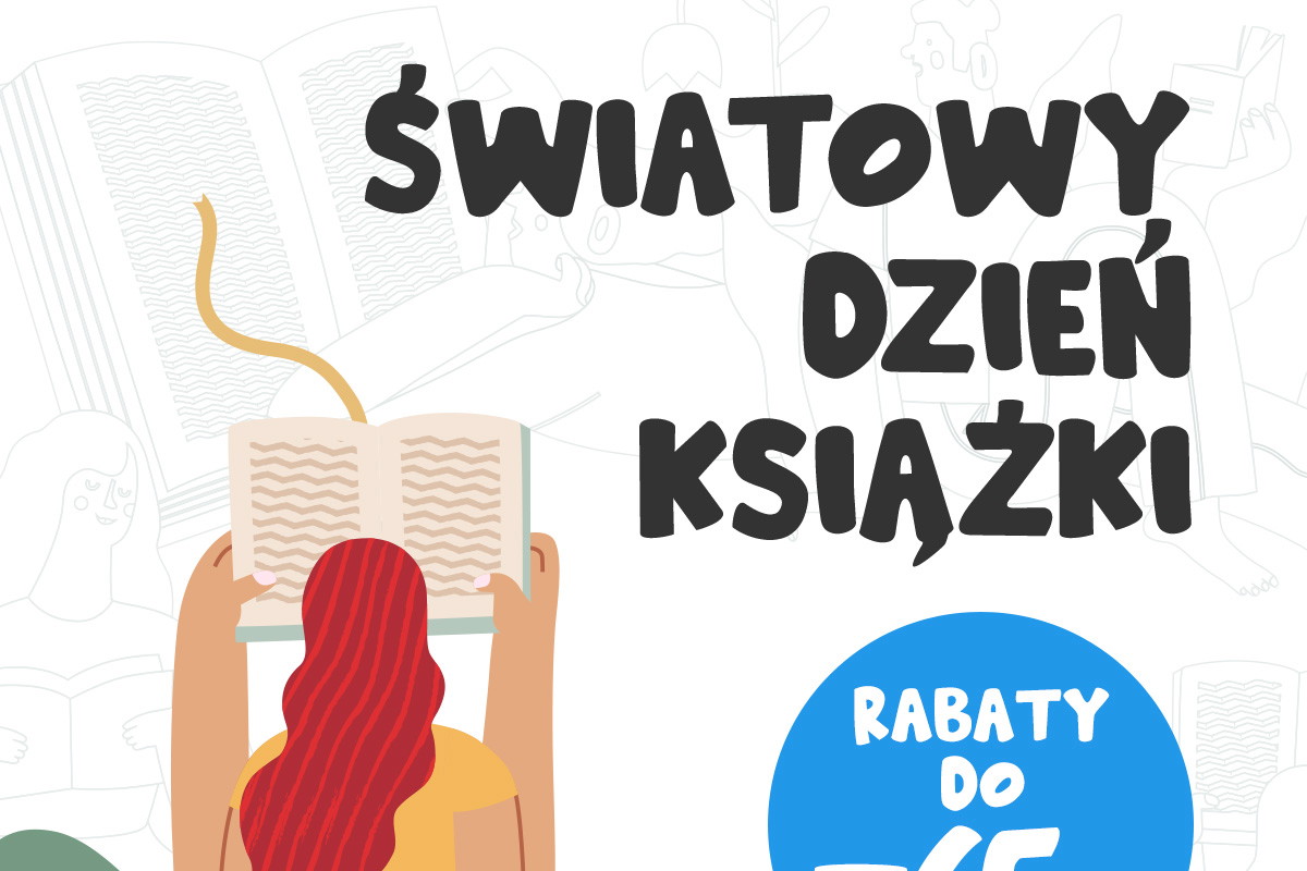 Z okazji Światowego Dnia Książki rusza wyjątkowa promocja – książki kupicie o 65% taniej!