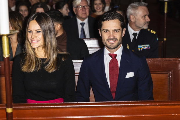 Księżniczka Zofia z mężem, księciem Värmlandu Karolem Filipem Bernadotte