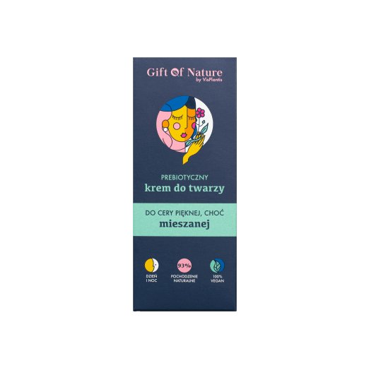 GIFT OF NATURE BY VIS PLANTIS Prebiotyczny krem do twarzy do cery pięknej, choć mieszanej, 19,99 zł