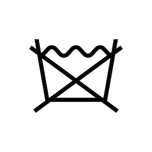 laundry symbol icon (No wash )