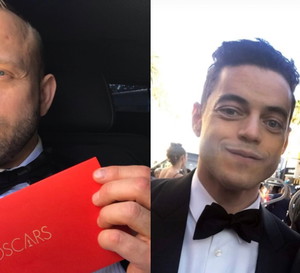 Borys Szyc i Rami Malek