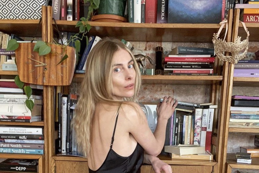 Katarzyna Zawadzka w jedwabnej halce Lovli Silk
