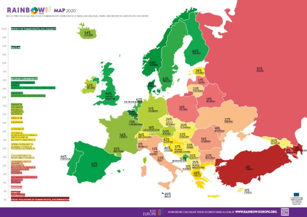 Tęczowa mapa 2020