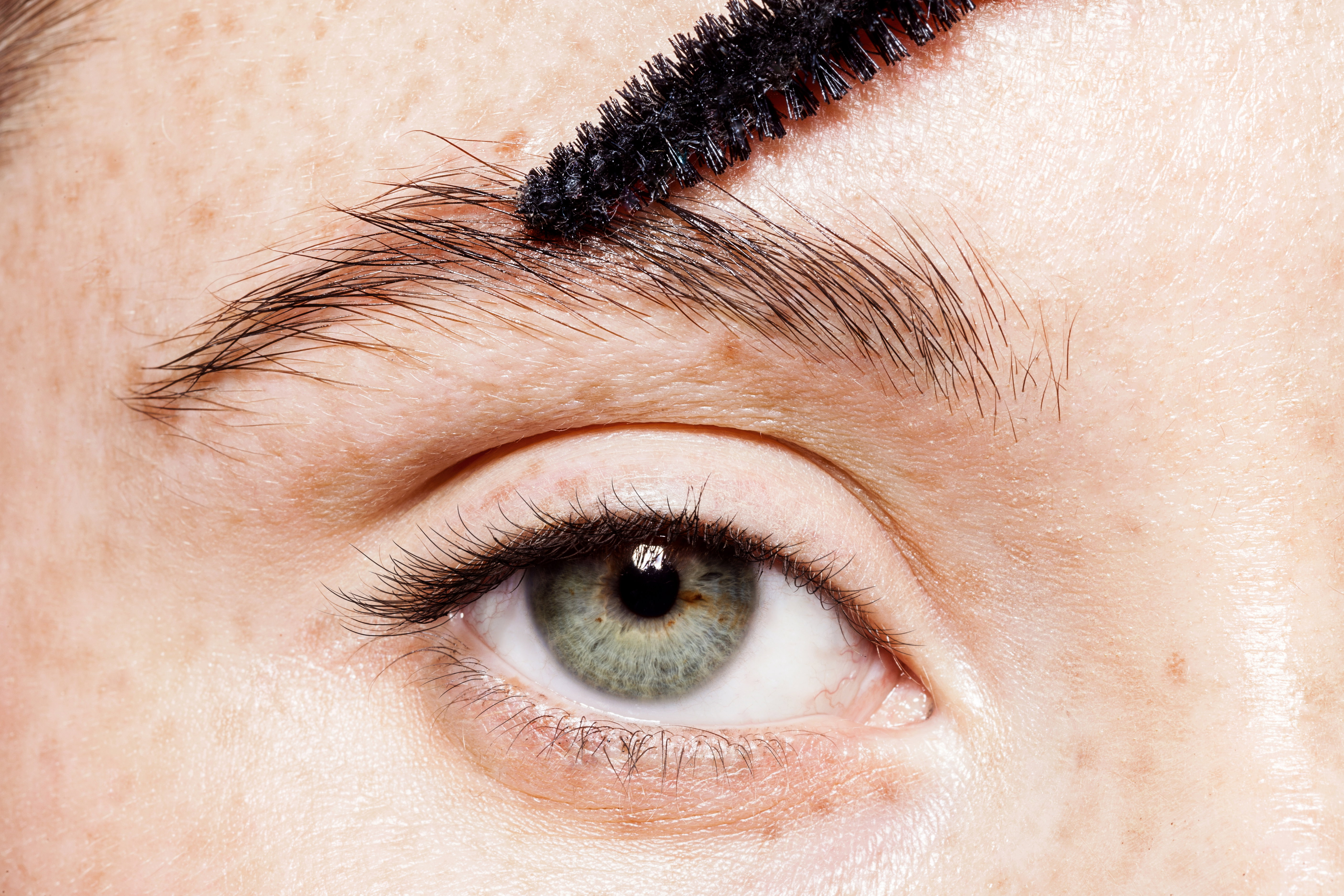 Woman brow care