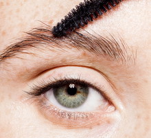 Woman brow care