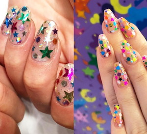 Confetti Nails