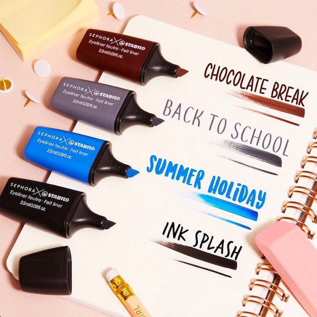 Eyelinery w markerze Sephora x Stabilo