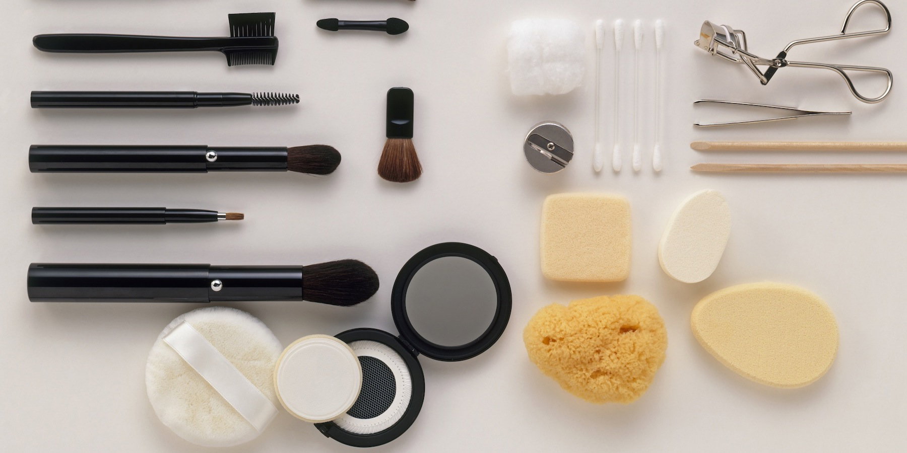 Various items of make-up equipment