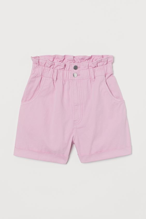 Szorty z wysokim stanem, H&M, 39,99 zł