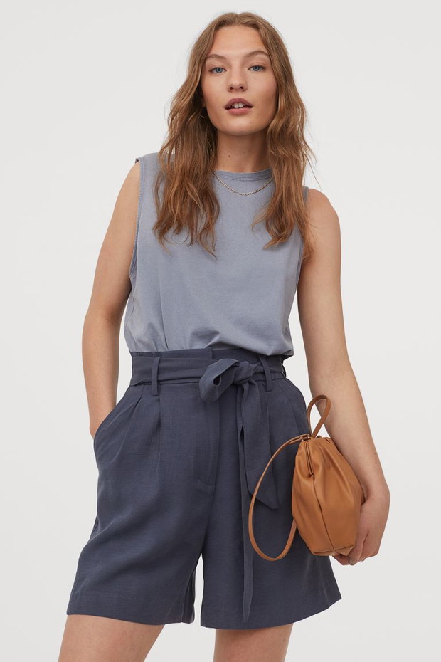 Szorty z wysokim stanem, H&M, 79,99 zł