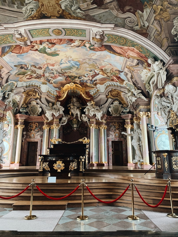 Aula Leopoldina w gmachu głównym Uniwersytetu Wrocławskiego