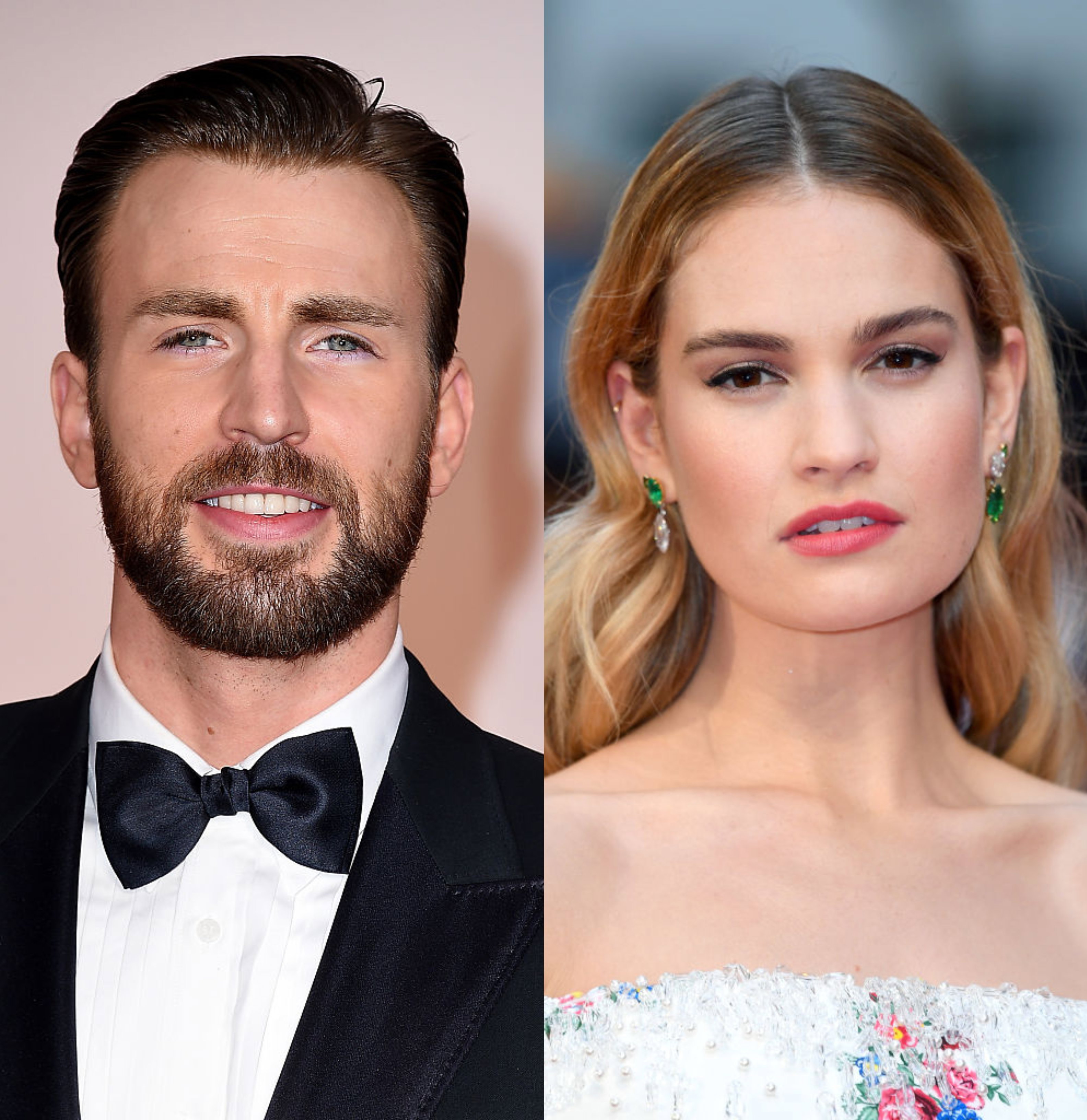 Chris Evan i Lily James są parą_ G