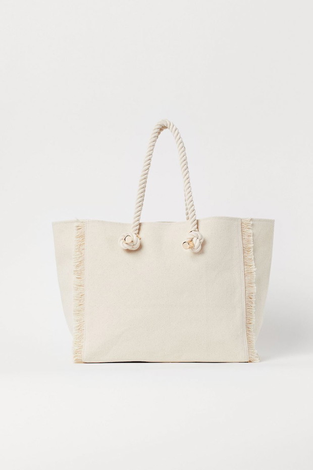 Torba shopper z frędzlami H&M, 129,99 zł