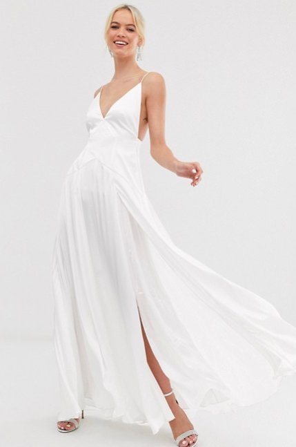 Suknia ślubna, ASOS, 413 zł