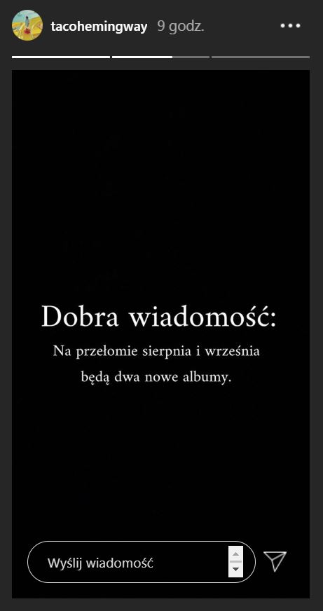 Taco Hemingway zapowiedział dwa nowe albumy!