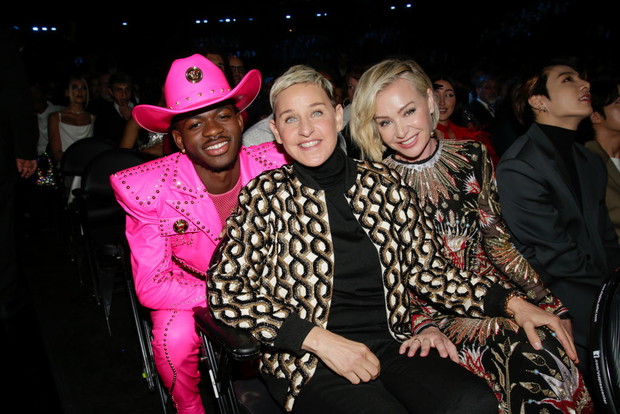Ellen DeGeneres, jej żona, Portia de Rossi oraz Lil nas.