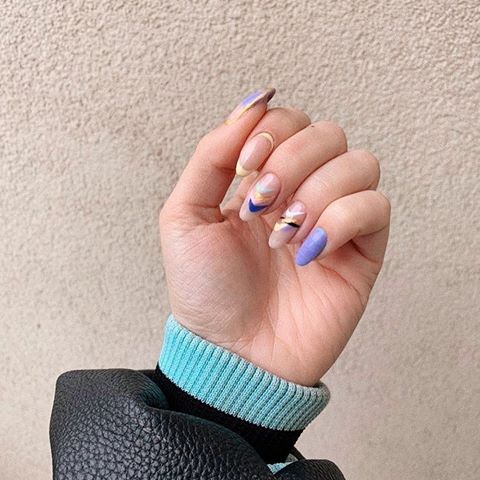 Mismatched Nail – najpiękniejsze inspiracje z Instagramu