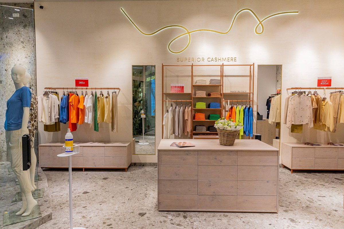 Pierwszy butik Falconeri w Galerii Mokotów