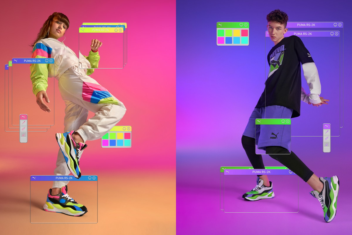 Viki Gabor i Marcin Maciejczak promują model sneakersów PUMA RS-2K Internet Exploring