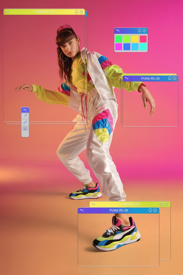 Viki Gabor w sneakersach PUMA RS-2K Internet Exploring