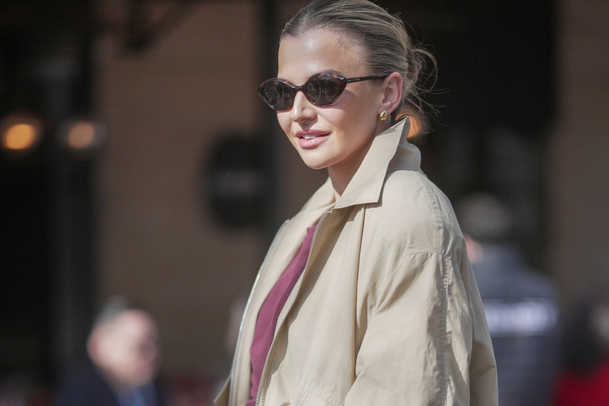 Anna Lewandowska na Paris Fashion Week