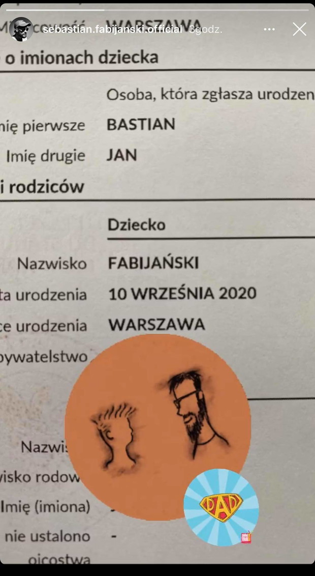 Znamy imiona synka Maffashion i Sebastiana Fabijańskiego