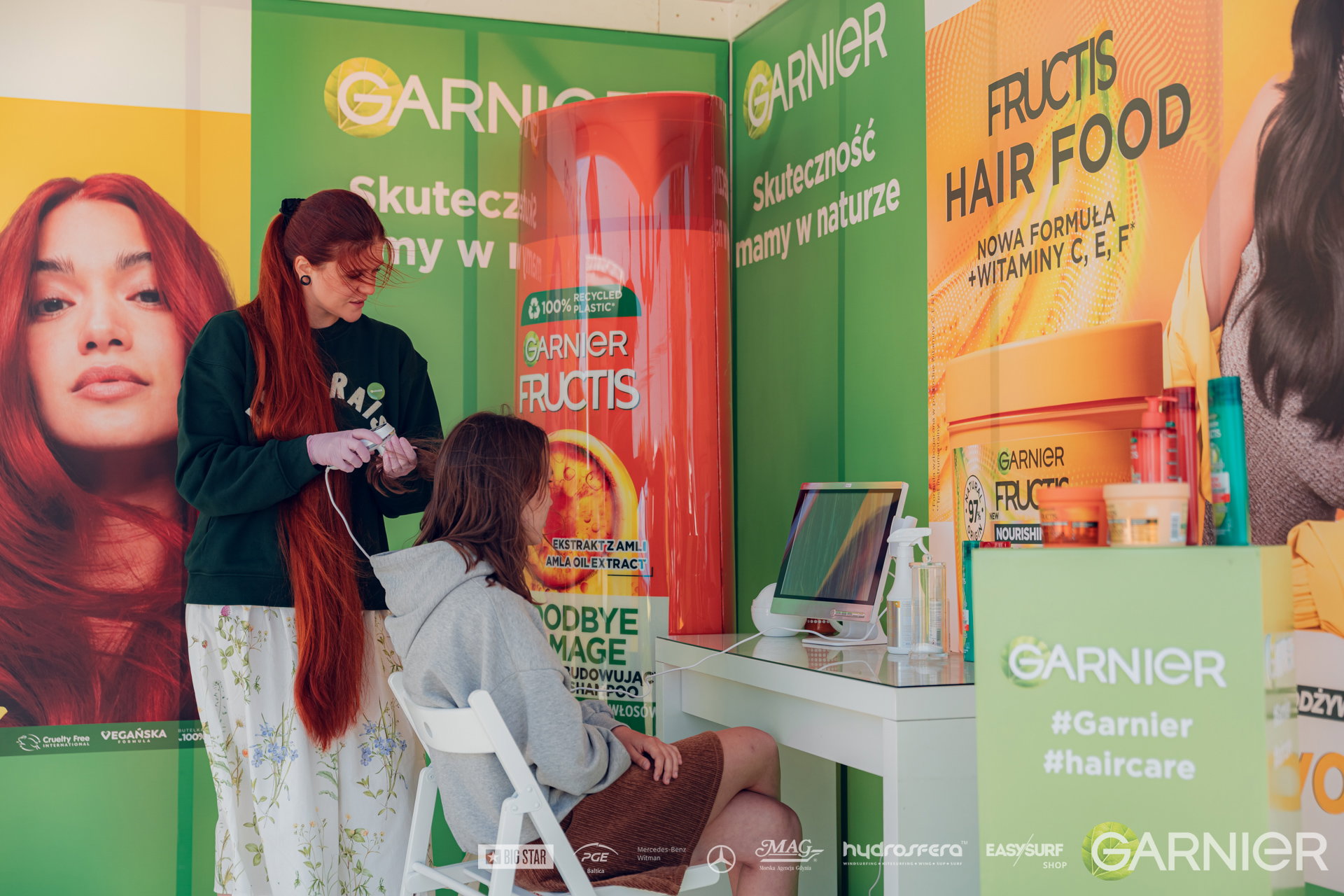 Garnier x Hebe na Projekt Plaża TVN