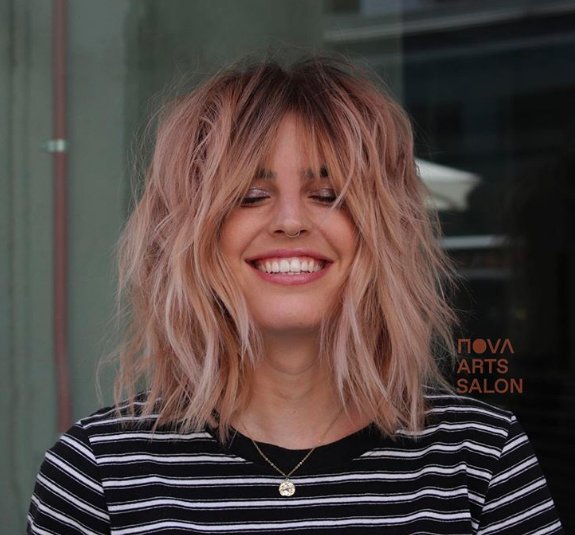 Shaggy bob