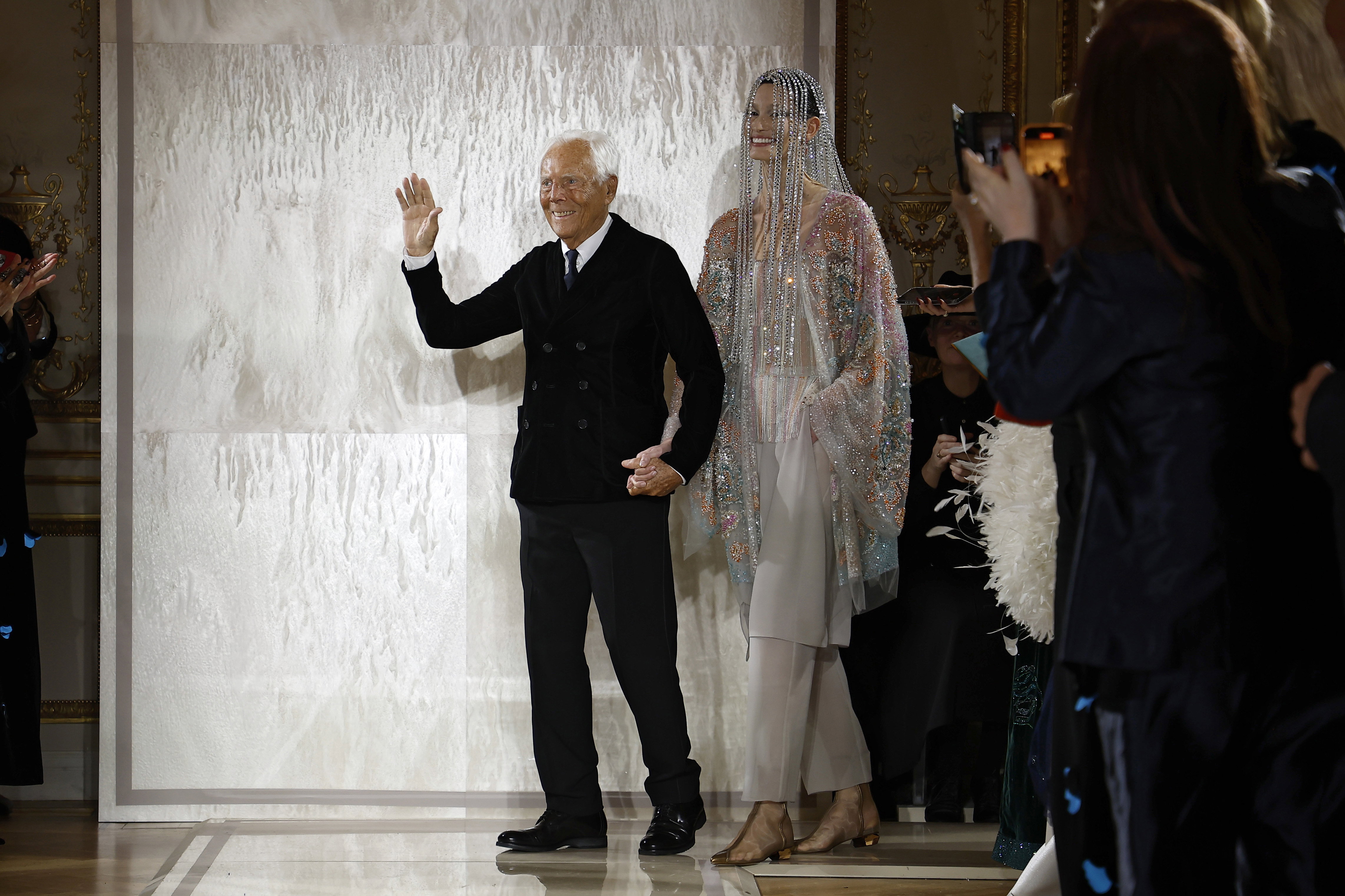 Giorgio Armani Prive: Runway - Paris Fashion Week - Haute Couture Spring-Summer 2025