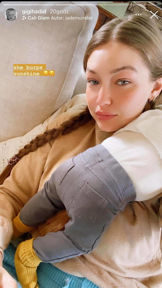 Gigi Hadid opublikowała nowe zdjęcie z córeczką