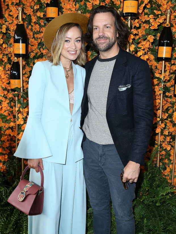 Jason Sudeikis i Olivia Wilde na imprezie w 2018 roku