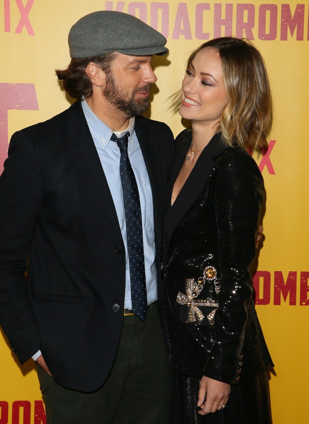 Jason Sudeikis i Olivia Wilde w 2018 roku