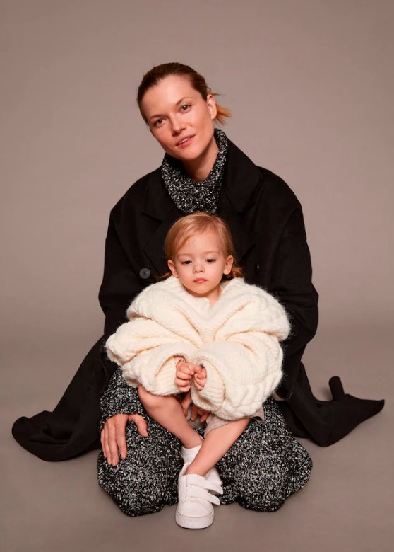 Kasia Struss i jej córeczka Ala dla Mango